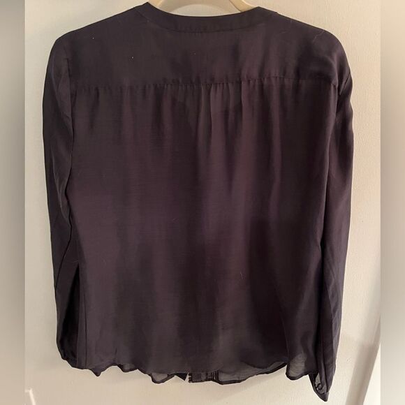 Loft Button Down with Pleated Design - Picture 2 of 4